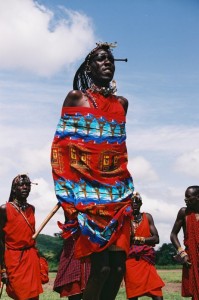 Tańczący Masaj